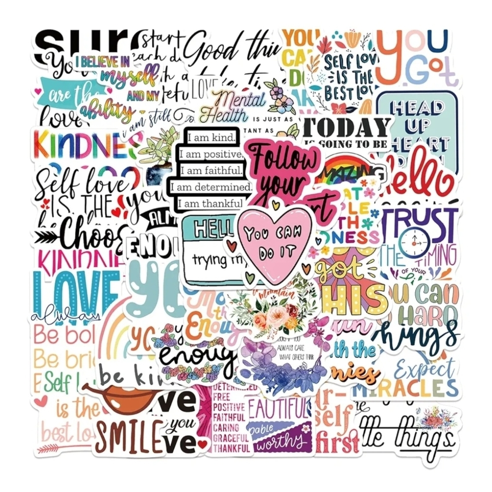 Inspirational Positive Affirmations Stickers Positivity
